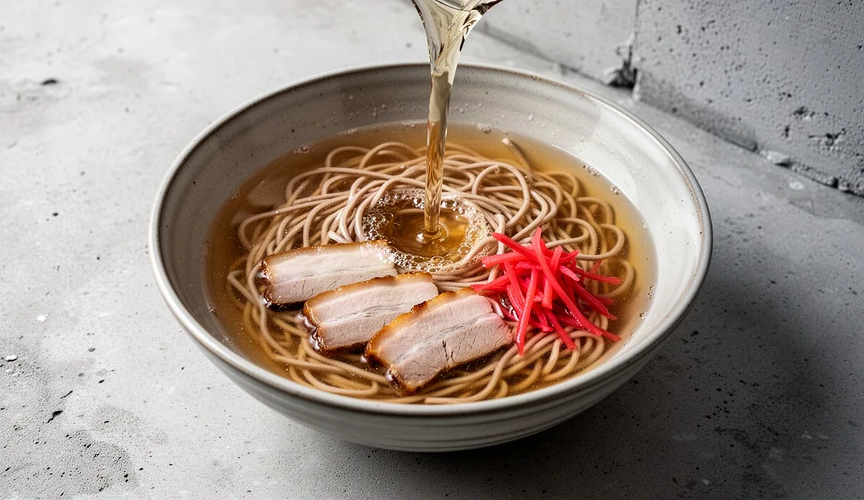 Okinawan Soba Broth: Pork Bone and Bonito Ratios