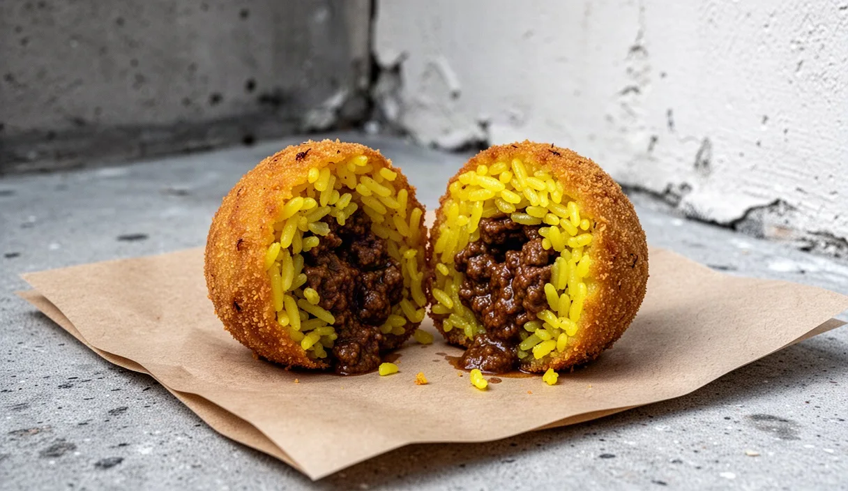 Palermo Street Food: Arancine Rice Texture and Fillings